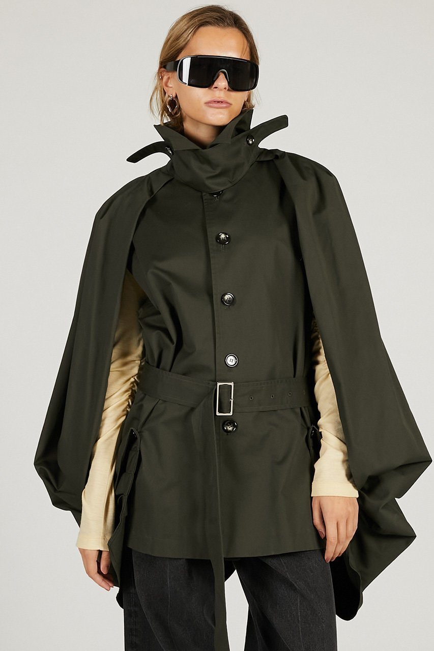 【プランク プロジェクト/PRANK PROJECT】のドレープコート インテリア・キッズ・メンズ・レディースファッション・服の通販 founy(ファニー) ファッション Fashion レディースファッション Fashion for Women アウター Coat / Outerwear Collection コート・ロングコート・ピーコート Long Coats, Peacoats & More 2026年 2026 フォルム Silhouette, Form フラップ Flap, Flap Pocket ロング Long, Long-Length エレガント 上品 Elegant 夏 Summer 春 Spring S/S・春夏 SS, Spring/Summer, Warm Season C.GRY(チャコールグレー)|ID: prp329100004800107 ipo3291000000034826061