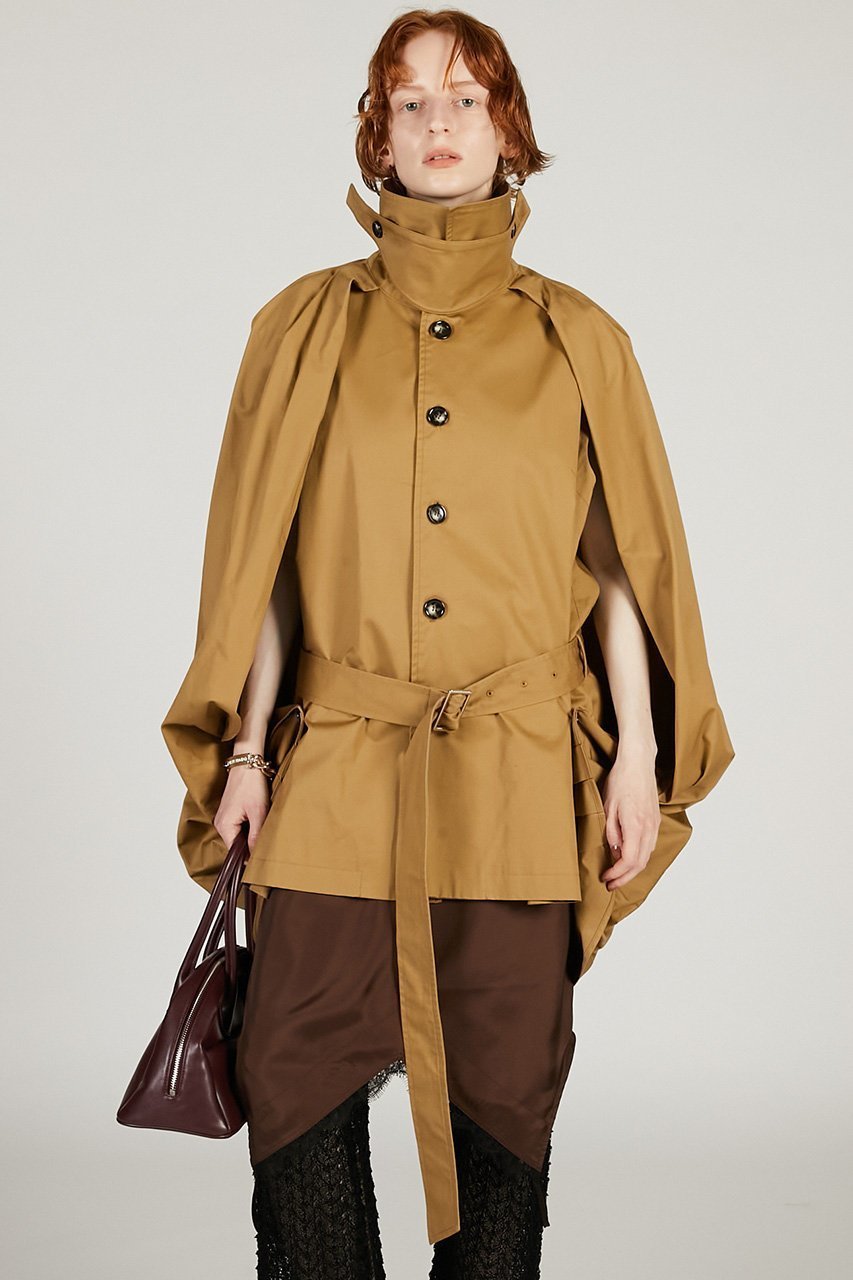 【プランク プロジェクト/PRANK PROJECT】のドレープコート インテリア・キッズ・メンズ・レディースファッション・服の通販 founy(ファニー) ファッション Fashion レディースファッション Fashion for Women アウター Coat / Outerwear Collection コート・ロングコート・ピーコート Long Coats, Peacoats & More 2026年 2026 フォルム Silhouette, Form フラップ Flap, Flap Pocket ロング Long, Long-Length エレガント 上品 Elegant 夏 Summer 春 Spring S/S・春夏 SS, Spring/Summer, Warm Season BGE(ベージュ)|ID: prp329100004800107 ipo3291000000034826062