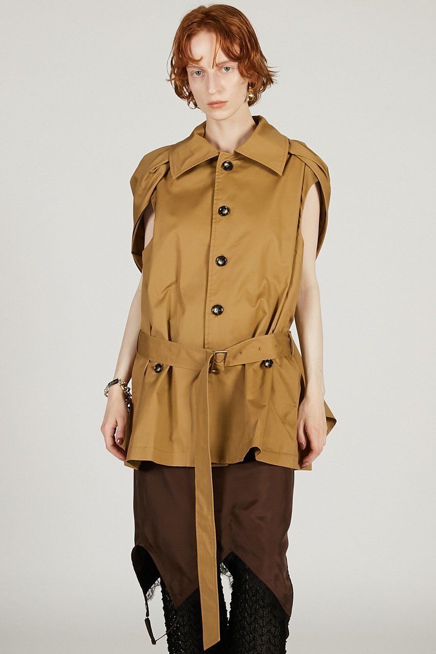 【プランク プロジェクト/PRANK PROJECT】のドレープコート 人気、トレンドファッション・服の通販 founy(ファニー) ファッション Fashion レディースファッション Fashion for Women アウター Coat / Outerwear Collection コート・ロングコート・ピーコート Long Coats, Peacoats & More 2026年 2026 フォルム Silhouette, Form フラップ Flap, Flap Pocket ロング Long, Long-Length エレガント 上品 Elegant 夏 Summer 春 Spring S/S・春夏 SS, Spring/Summer, Warm Season other-7|ID: prp329100004800107 ipo3291000000034826068