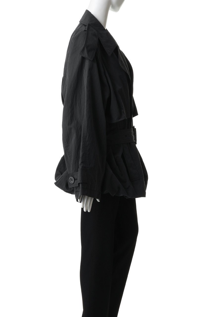 【プランク プロジェクト/PRANK PROJECT】のバルーンヘムトレンチ 人気、トレンドファッション・服の通販 founy(ファニー) 　ファッション　Fashion　レディースファッション　Fashion for Women　アウター　Coat / Outerwear Collection　コート・ロングコート・ピーコート　Long Coats, Peacoats & More　エアリー　Airy Texture　クラシカル　Classical, Vintage-Inspired　ショート　Short, Short Length　トレンチ　Trench, Trench Coat　バルーン　Balloon, Balloon Silhouette　フォルム　Silhouette, Form　リラックス　Relax, Relaxed Fit　ロング　Long, Long-Length　ワッシャー　Washer, Crinkled Finish　軽量　Lightweight, Ultra Light　other-6|ID: prp329100004800108 ipo3291000000035990396