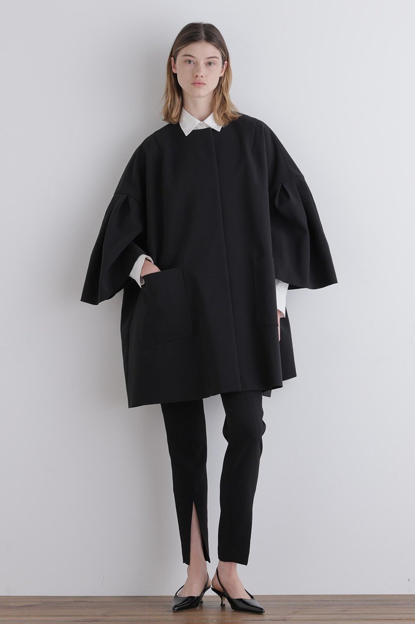 【ル フィル/LE PHIL】のT/Cトリプルクロスコート 人気、トレンドファッション・服の通販 founy(ファニー) 　ファッション　Fashion　レディースファッション　Fashion for Women　アウター　Coat / Outerwear Collection　コート・ロングコート・ピーコート　Long Coats, Peacoats & More　カッティング　Cutting Detail　スタンダード　Standard, Basic　スリーブ　Sleeve, Long Sleeve / Short Sleeve　トリプル　Triple, Three Layers　フォルム　Silhouette, Form　ロング　Long, Long-Length　ワイド　Wide, Wide Fit　other-3|ID: prp329100004800109 ipo3291000000035956559