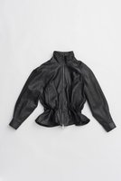 【プランク プロジェクト/PRANK PROJECT】のシープレザーペプラムブルゾン 人気、トレンドファッション・服の通販 founy(ファニー) ファッション Fashion レディースファッション Fashion for Women アウター Coat / Outerwear Collection レディースジャケット・軽アウター Jackets ブルゾンジャケット・スポーティアウター Blouson Jackets 2026年 2026 ショルダー Shoulder, Shoulder Strap ジャケット Jacket, Outerwear ドローコード Drawcord, Drawstring Cord フォルム Silhouette, Form ブルゾン Blouson, Bomber Jacket 夏 Summer 春 Spring S/S・春夏 SS, Spring/Summer, Warm Season |ID:prp329100004800110