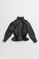 【プランク プロジェクト/PRANK PROJECT】のシープレザーペプラムブルゾン 人気、トレンドファッション・服の通販 founy(ファニー) ファッション Fashion レディースファッション Fashion for Women アウター Coat / Outerwear Collection レディースジャケット・軽アウター Jackets ブルゾンジャケット・スポーティアウター Blouson Jackets 2026年 2026 ショルダー Shoulder, Shoulder Strap ジャケット Jacket, Outerwear ドローコード Drawcord, Drawstring Cord フォルム Silhouette, Form ブルゾン Blouson, Bomber Jacket 夏 Summer 春 Spring S/S・春夏 SS, Spring/Summer, Warm Season thumbnail BLK(ブラック)|ID: prp329100004800110 ipo3291000000034826085