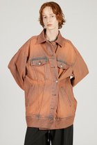 【プランク プロジェクト/PRANK PROJECT】のオーバージージャン 人気、トレンドファッション・服の通販 founy(ファニー) ファッション Fashion レディースファッション Fashion for Women アウター Coat / Outerwear Collection レディースジャケット・軽アウター Jackets ブルゾンジャケット・スポーティアウター Blouson Jackets 2026年 2026 おすすめ Recommended / Our Picks シェイプ Shape, Slim Fit ジャケット Jacket, Outerwear スリーブ Sleeve, Long Sleeve / Short Sleeve デニム Denim, Jeans Material フォルム Silhouette, Form ブルゾン Blouson, Bomber Jacket ヴィンテージ Vintage Style 夏 Summer 春 Spring S/S・春夏 SS, Spring/Summer, Warm Season thumbnail P.BGE(ピンクベージュ)|ID: prp329100004800111 ipo3291000000034826096