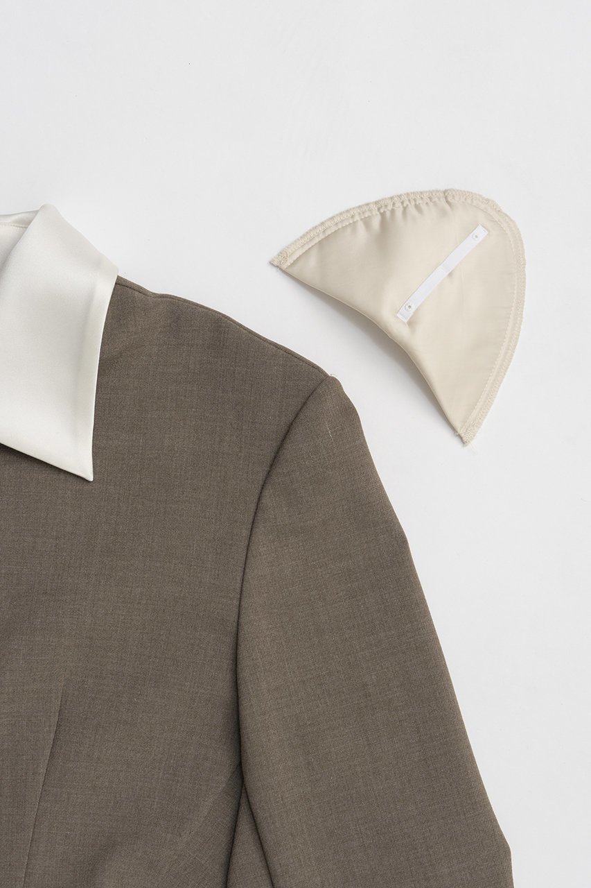 【プランク プロジェクト/PRANK PROJECT】のデタッチャブルカラージャケット 人気、トレンドファッション・服の通販 founy(ファニー) ファッション Fashion レディースファッション Fashion for Women アウター Coat / Outerwear Collection レディースジャケット・軽アウター Jackets 2026年 2026 おすすめ Recommended / Our Picks クラシカル Classical, Vintage-Inspired コンパクト Compact, Small Size サテン Satin, Glossy Fabric ジャケット Jacket, Outerwear スリム Slim, Slim Fit ダブル Double, Double-Breasted デニム Denim, Jeans Material ワイド Wide, Wide Fit 夏 Summer 春 Spring S/S・春夏 SS, Spring/Summer, Warm Season other-3|ID: prp329100004800114 ipo3291000000034826128