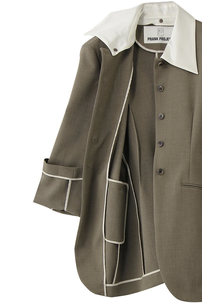 【プランク プロジェクト/PRANK PROJECT】のデタッチャブルカラージャケット 人気、トレンドファッション・服の通販 founy(ファニー) ファッション Fashion レディースファッション Fashion for Women アウター Coat / Outerwear Collection レディースジャケット・軽アウター Jackets 2026年 2026 おすすめ Recommended / Our Picks クラシカル Classical, Vintage-Inspired コンパクト Compact, Small Size サテン Satin, Glossy Fabric ジャケット Jacket, Outerwear スリム Slim, Slim Fit ダブル Double, Double-Breasted デニム Denim, Jeans Material ワイド Wide, Wide Fit 夏 Summer 春 Spring S/S・春夏 SS, Spring/Summer, Warm Season other-6|ID: prp329100004800114 ipo3291000000035760136