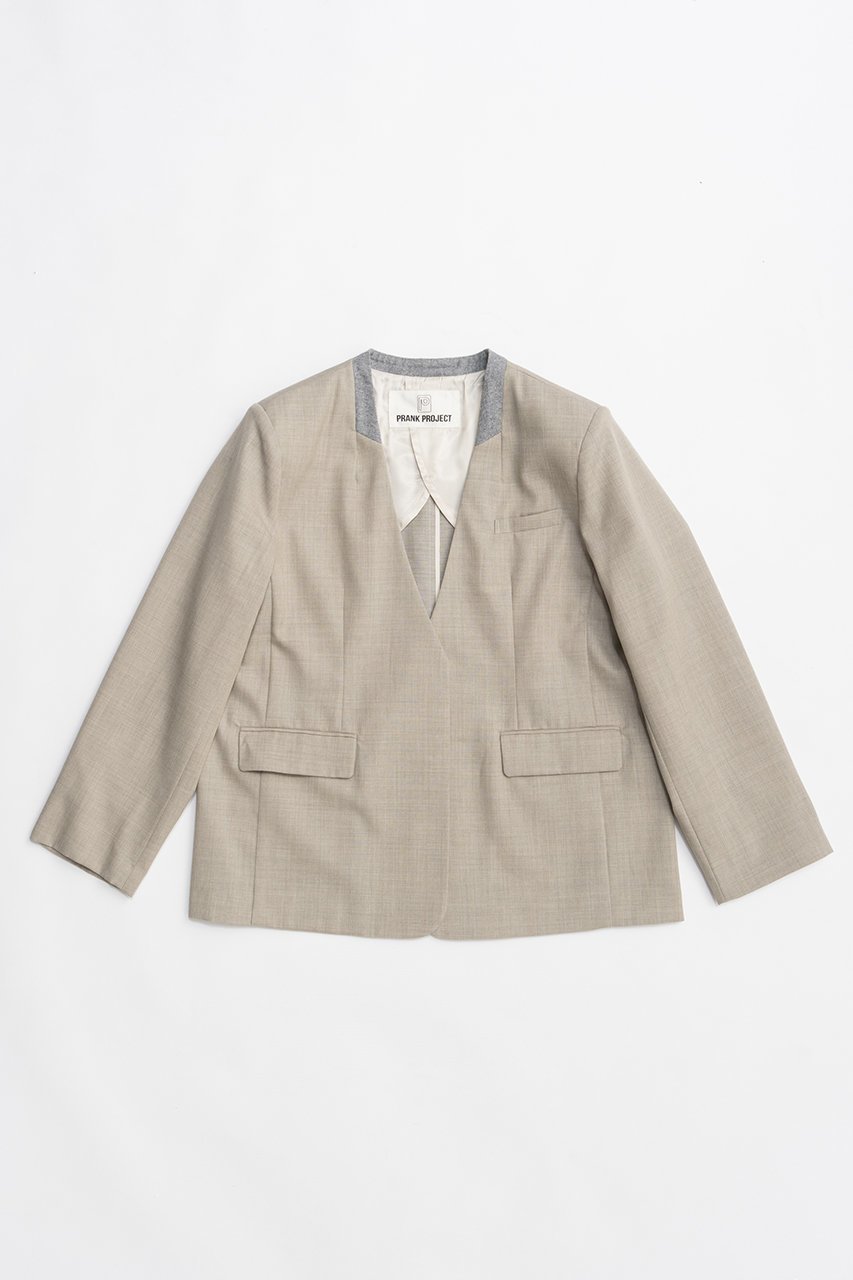 【プランク プロジェクト/PRANK PROJECT】のチュールレイヤードジャケット 人気、トレンドファッション・服の通販 founy(ファニー) 　ファッション　Fashion　レディースファッション　Fashion for Women　アウター　Coat / Outerwear Collection　レディースジャケット・軽アウター　Jackets　2026年　2026　おすすめ　Recommended / Our Picks　サテン　Satin, Glossy Fabric　ジャケット　Jacket, Outerwear　セットアップ　Set-Up, Coordinated Outfit　ダブル　Double, Double-Breasted　フロント　Front, Front Design　今季　This Season, Current Season　夏　Summer　春　Spring　S/S・春夏　SS, Spring/Summer, Warm Season　羽織　Haori, Light Jacket　other-2|ID: prp329100004800115 ipo3291000000034826138