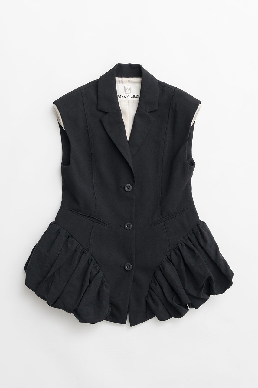 【プランク プロジェクト/PRANK PROJECT】のサイドバルーンジレ 人気、トレンドファッション・服の通販 founy(ファニー) ファッション Fashion レディースファッション Fashion for Women アウター Coat / Outerwear Collection レディースジャケット・軽アウター Jackets 2026年 2026 おすすめ Recommended / Our Picks ジャケット Jacket, Outerwear デニム Denim, Jeans Material バルーン Balloon, Balloon Silhouette ベスト Vest, Waistcoat マニッシュ Mannish, Boyish ミックス Mix, Mixed Style 夏 Summer 春 Spring S/S・春夏 SS, Spring/Summer, Warm Season other-1|ID: prp329100004800116 ipo3291000000034826145