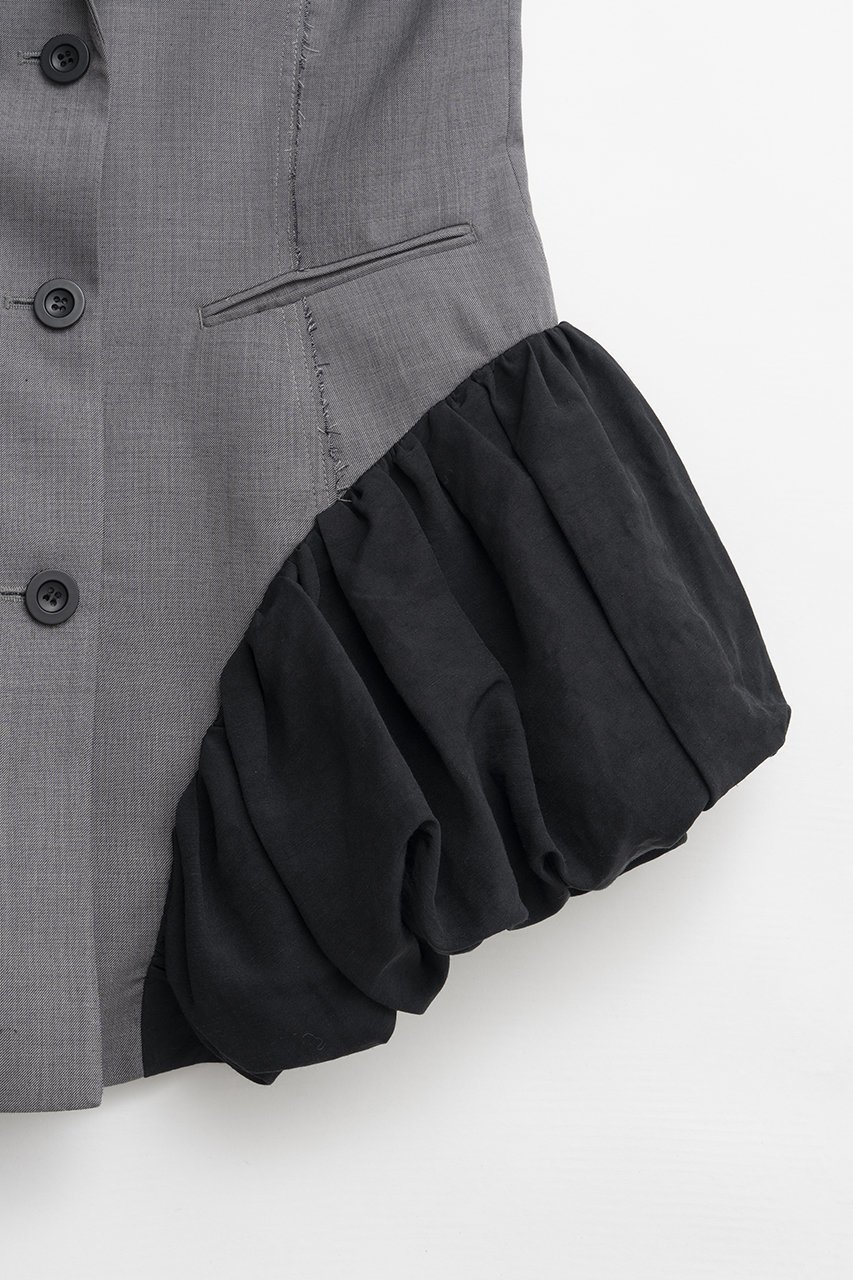 【プランク プロジェクト/PRANK PROJECT】のサイドバルーンジレ 人気、トレンドファッション・服の通販 founy(ファニー) ファッション Fashion レディースファッション Fashion for Women アウター Coat / Outerwear Collection レディースジャケット・軽アウター Jackets 2026年 2026 おすすめ Recommended / Our Picks ジャケット Jacket, Outerwear デニム Denim, Jeans Material バルーン Balloon, Balloon Silhouette ベスト Vest, Waistcoat マニッシュ Mannish, Boyish ミックス Mix, Mixed Style 夏 Summer 春 Spring S/S・春夏 SS, Spring/Summer, Warm Season other-3|ID: prp329100004800116 ipo3291000000034826149