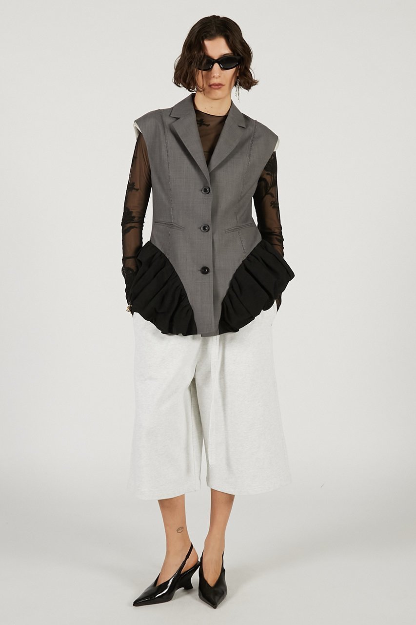 【プランク プロジェクト/PRANK PROJECT】のサイドバルーンジレ 人気、トレンドファッション・服の通販 founy(ファニー) ファッション Fashion レディースファッション Fashion for Women アウター Coat / Outerwear Collection レディースジャケット・軽アウター Jackets 2026年 2026 おすすめ Recommended / Our Picks ジャケット Jacket, Outerwear デニム Denim, Jeans Material バルーン Balloon, Balloon Silhouette ベスト Vest, Waistcoat マニッシュ Mannish, Boyish ミックス Mix, Mixed Style 夏 Summer 春 Spring S/S・春夏 SS, Spring/Summer, Warm Season other-8|ID: prp329100004800116 ipo3291000000034826154