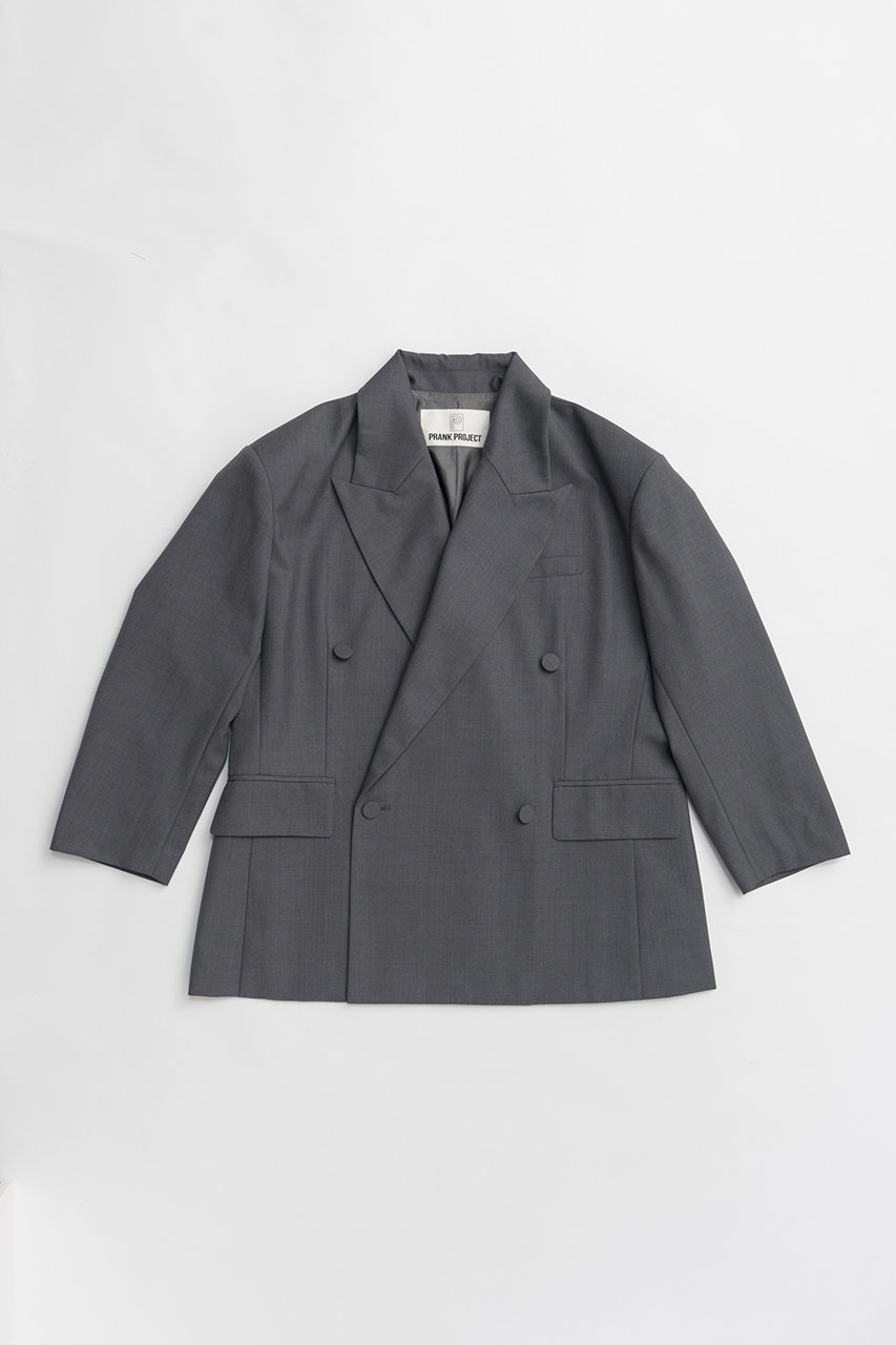【プランク プロジェクト/PRANK PROJECT】のオーバーフォルムジャケット インテリア・キッズ・メンズ・レディースファッション・服の通販 founy(ファニー) 　ファッション　Fashion　レディースファッション　Fashion for Women　アウター　Coat / Outerwear Collection　レディースジャケット・軽アウター　Jackets　2026年　2026　クラシカル　Classical, Vintage-Inspired　グレンチェック　Glen Check, Glen Plaid　ジャケット　Jacket, Outerwear　夏　Summer　春　Spring　S/S・春夏　SS, Spring/Summer, Warm Season　GRY(グレー)|ID: prp329100004800118 ipo3291000000034826168