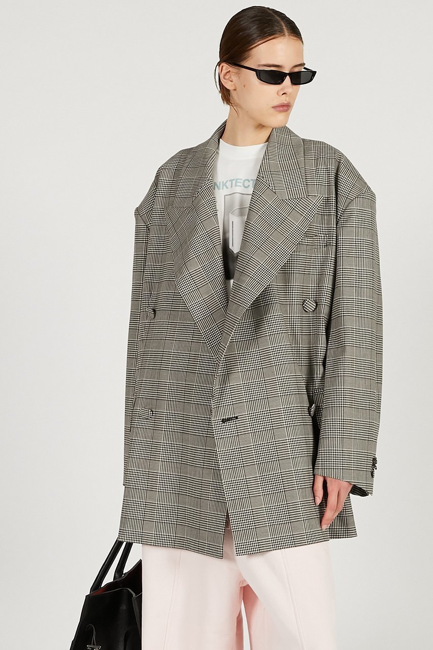 【プランク プロジェクト/PRANK PROJECT】のオーバーフォルムジャケット 人気、トレンドファッション・服の通販 founy(ファニー) 　ファッション　Fashion　レディースファッション　Fashion for Women　アウター　Coat / Outerwear Collection　レディースジャケット・軽アウター　Jackets　2026年　2026　クラシカル　Classical, Vintage-Inspired　グレンチェック　Glen Check, Glen Plaid　ジャケット　Jacket, Outerwear　夏　Summer　春　Spring　S/S・春夏　SS, Spring/Summer, Warm Season　other-2|ID: prp329100004800118 ipo3291000000034826170