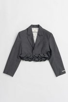 【プランク プロジェクト/PRANK PROJECT】のモチーフヘムジャケット GRY(グレー)|ID: prp329100004800120 ipo3291000000034826190