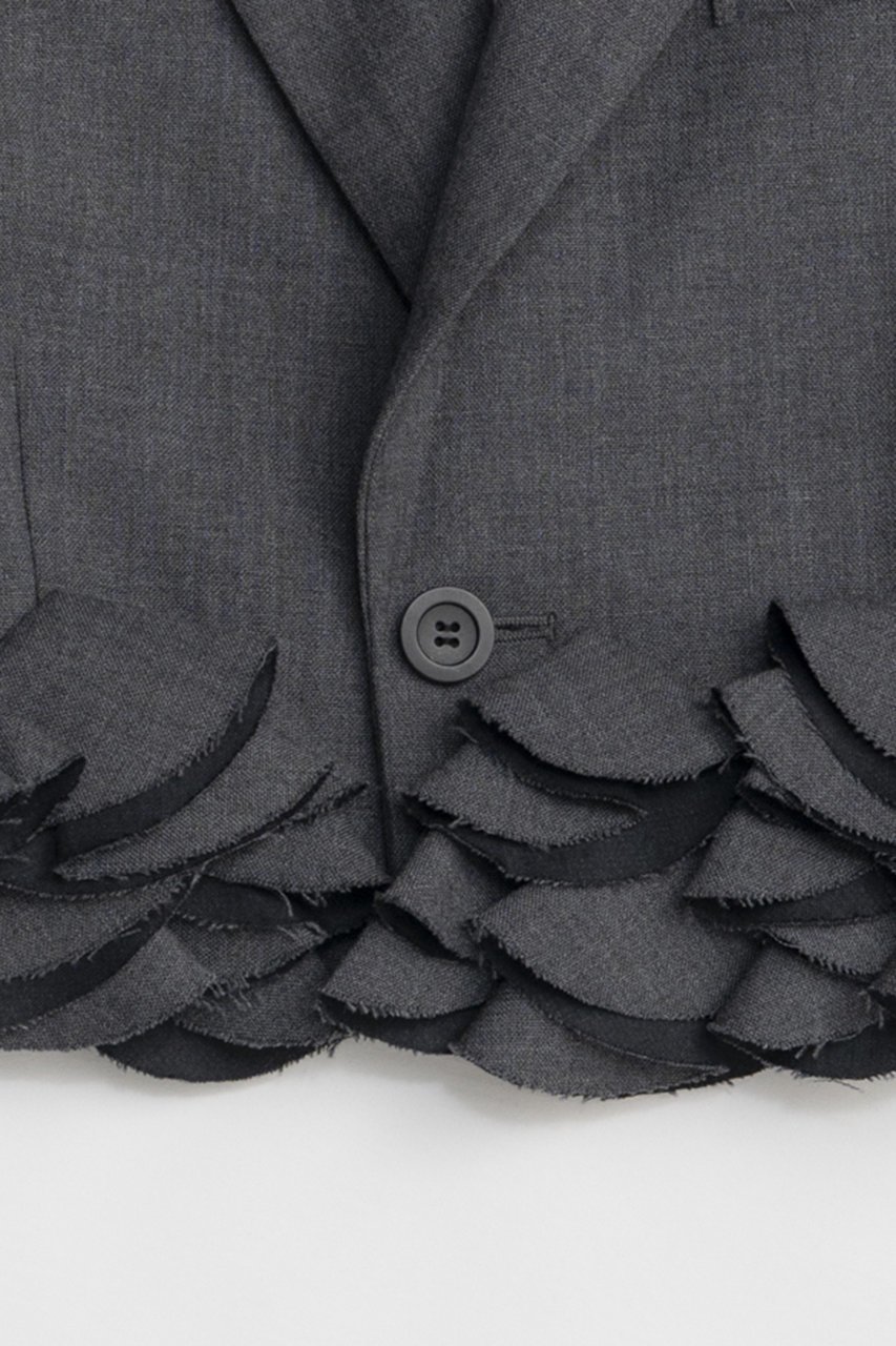 【プランク プロジェクト/PRANK PROJECT】のモチーフヘムジャケット 人気、トレンドファッション・服の通販 founy(ファニー) ファッション Fashion レディースファッション Fashion for Women アウター Coat / Outerwear Collection レディースジャケット・軽アウター Jackets 春 Spring クロップド Cropped, Short Length シンプル Simple, Minimal ジャケット Jacket, Outerwear バランス Balance, Style Balance フェミニン Feminine, Girly モチーフ Motif, Design Theme S/S・春夏 SS, Spring/Summer, Warm Season 夏 Summer 2026年 2026 other-2|ID: prp329100004800120 ipo3291000000034826191