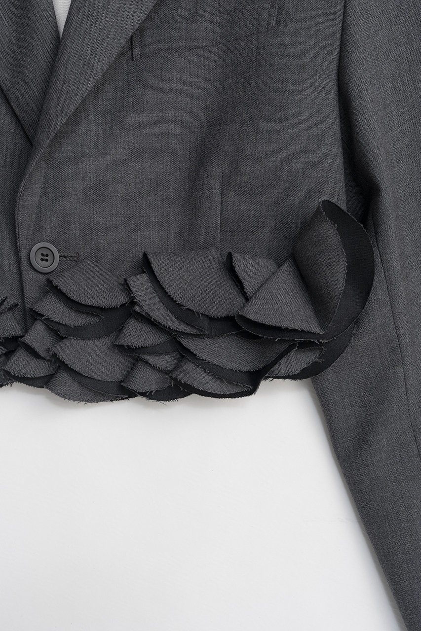 【プランク プロジェクト/PRANK PROJECT】のモチーフヘムジャケット 人気、トレンドファッション・服の通販 founy(ファニー) ファッション Fashion レディースファッション Fashion for Women アウター Coat / Outerwear Collection レディースジャケット・軽アウター Jackets 春 Spring クロップド Cropped, Short Length シンプル Simple, Minimal ジャケット Jacket, Outerwear バランス Balance, Style Balance フェミニン Feminine, Girly モチーフ Motif, Design Theme S/S・春夏 SS, Spring/Summer, Warm Season 夏 Summer 2026年 2026 other-3|ID: prp329100004800120 ipo3291000000034826192