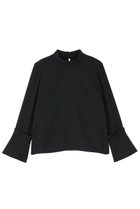 【アドーア/ADORE】のパウダリーアムンゼンブラウス 人気、トレンドファッション・服の通販 founy(ファニー) ファッション Fashion レディースファッション Fashion for Women トップス・カットソー Cut & Sew Tops シャツ・ブラウス・オフィスカジュアル Elegant Blouses & Button-Ups カフス Cuff Design スタンダード Standard, Basic スリーブ Sleeve, Long Sleeve / Short Sleeve ロング Long, Long-Length エレガント 上品 Elegant 再入荷 Restock / Back in Stock thumbnail ブラック|ID: prp329100004800125 ipo3291000000034826278