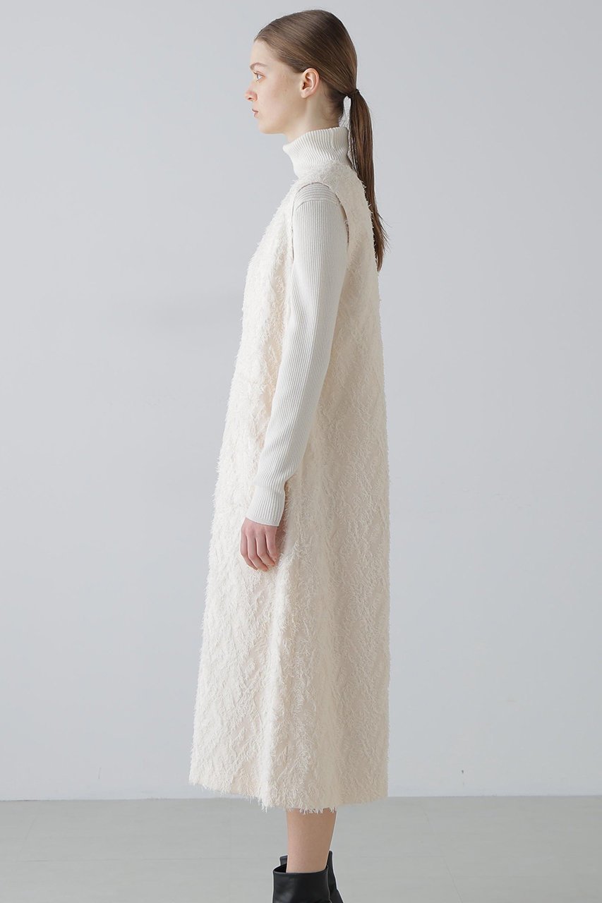 【アドーア/ADORE】のロンバスカットジャガードワンピース 人気、トレンドファッション・服の通販 founy(ファニー) 　ファッション　Fashion　レディースファッション　Fashion for Women　ワンピース　Dresses　チュニック　Tunic Tops & Dresses　インナー　Innerwear　カットソー　Cut and Sewn Top　シンプル　Simple, Minimal　ジャカード／ジャガード　Jacquard, Woven Pattern　スタンダード　Standard, Basic　チュニック　Tunic, Long Top　フォーマル　Formal, Dressy　ロング　Long, Long-Length　other-4|ID: prp329100004800128 ipo3291000000036138070