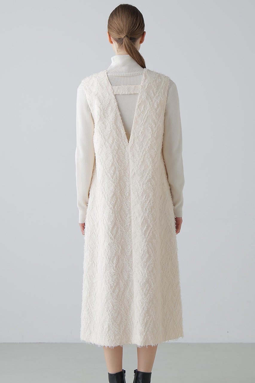 【アドーア/ADORE】のロンバスカットジャガードワンピース 人気、トレンドファッション・服の通販 founy(ファニー) 　ファッション　Fashion　レディースファッション　Fashion for Women　ワンピース　Dresses　チュニック　Tunic Tops & Dresses　インナー　Innerwear　カットソー　Cut and Sewn Top　シンプル　Simple, Minimal　ジャカード／ジャガード　Jacquard, Woven Pattern　スタンダード　Standard, Basic　チュニック　Tunic, Long Top　フォーマル　Formal, Dressy　ロング　Long, Long-Length　other-5|ID: prp329100004800128 ipo3291000000036138071