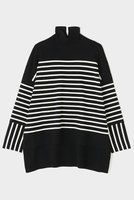 【ル フィル/LE PHIL】のボーダーニット 人気、トレンドファッション・服の通販 founy(ファニー) ファッション Fashion レディースファッション Fashion for Women トップス・カットソー Cut & Sew Tops ニット Knit Tops & Sweaters カジュアルプルオーバー・ニットトップス Pullovers & Knit Tops / Casual Pullovers デニム Denim, Jeans Material バランス Balance, Style Balance ボトム Bottoms, Lower Wear ボーダー Border, Stripe 新作・新入荷 New Arrivals / New In |ID:prp329100004801336