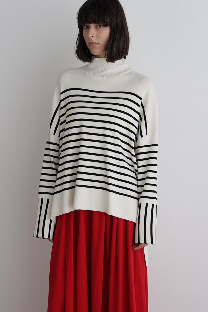 【ル フィル/LE PHIL】のボーダーニット 人気、トレンドファッション・服の通販 founy(ファニー) ファッション Fashion レディースファッション Fashion for Women トップス・カットソー Cut & Sew Tops ニット Knit Tops & Sweaters カジュアルプルオーバー・ニットトップス Pullovers & Knit Tops / Casual Pullovers デニム Denim, Jeans Material バランス Balance, Style Balance ボトム Bottoms, Lower Wear ボーダー Border, Stripe 新作・新入荷 New Arrivals / New In other-2|ID: prp329100004801336 ipo3291000000034835533