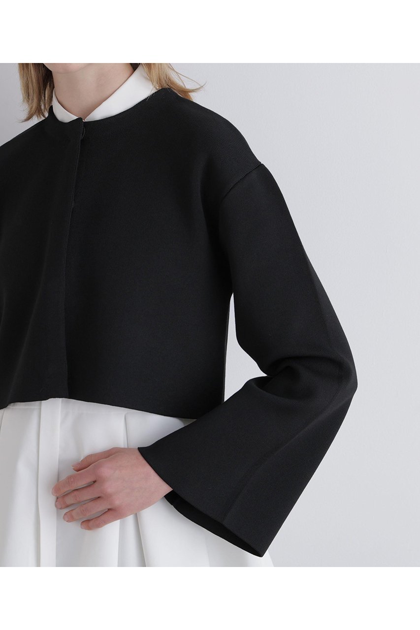 【ル フィル/LE PHIL】のショートニットプルオーバー 人気、トレンドファッション・服の通販 founy(ファニー) 　ファッション　Fashion　レディースファッション　Fashion for Women　トップス・カットソー　Cut & Sew Tops　ニット　Knit Tops & Sweaters　カジュアルプルオーバー・ニットトップス　Pullovers & Knit Tops / Casual Pullovers　なめらか　Smooth, Silky Texture　インナー　Innerwear　スタンダード　Standard, Basic　バランス　Balance, Style Balance　フリル　Frill, Ruffle　ボレロ　Bolero, Short Cardigan　新作・新入荷　New Arrivals / New In　other-7|ID: prp329100004801338 ipo3291000000034835562