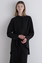 【ル フィル/LE PHIL】の2WAYツイルドレープブラウス 人気、トレンドファッション・服の通販 founy(ファニー) ファッション Fashion レディースファッション Fashion for Women トップス・カットソー Cut & Sew Tops シャツ・ブラウス・オフィスカジュアル Elegant Blouses & Button-Ups おすすめ Recommended / Our Picks シンプル Simple, Minimal ストレッチ Stretch, Stretchy Fabric スリーブ Sleeve, Long Sleeve / Short Sleeve セットアップ Set-Up, Coordinated Outfit ダブル Double, Double-Breasted バランス Balance, Style Balance フォルム Silhouette, Form ボトム Bottoms, Lower Wear ラッフル Ruffle, Frill ロング Long, Long-Length 定番 Standard, Basic Item 新作・新入荷 New Arrivals / New In thumbnail ブラック|ID: prp329100004801339 ipo3291000000034835571