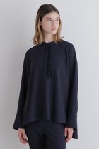 【ル フィル/LE PHIL】の2WAYツイルドレープブラウス 人気、トレンドファッション・服の通販 founy(ファニー) ファッション Fashion レディースファッション Fashion for Women トップス・カットソー Cut & Sew Tops シャツ・ブラウス・オフィスカジュアル Elegant Blouses & Button-Ups おすすめ Recommended / Our Picks シンプル Simple, Minimal ストレッチ Stretch, Stretchy Fabric スリーブ Sleeve, Long Sleeve / Short Sleeve セットアップ Set-Up, Coordinated Outfit ダブル Double, Double-Breasted バランス Balance, Style Balance フォルム Silhouette, Form ボトム Bottoms, Lower Wear ラッフル Ruffle, Frill ロング Long, Long-Length 定番 Standard, Basic Item 新作・新入荷 New Arrivals / New In thumbnail ネイビー|ID: prp329100004801339 ipo3291000000034835572