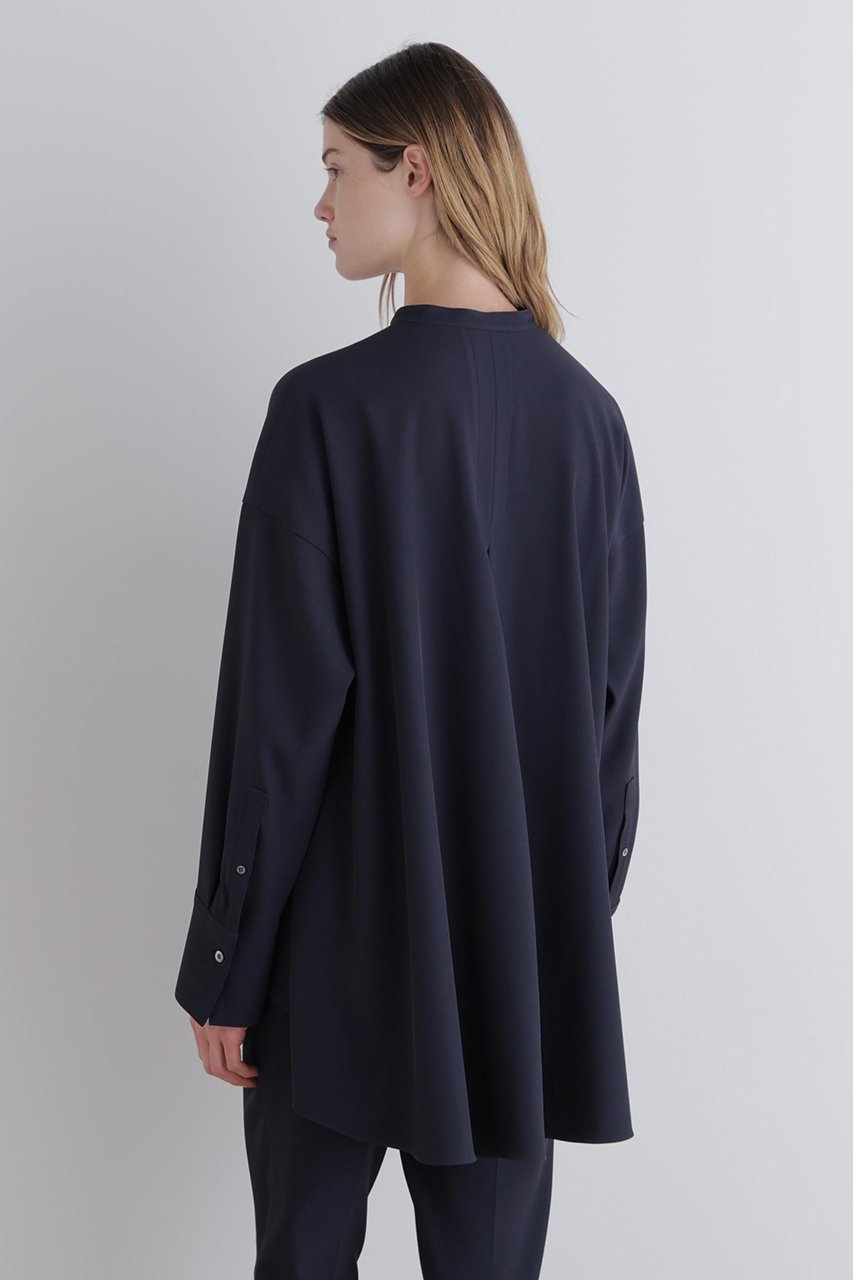 【ル フィル/LE PHIL】の2WAYツイルドレープブラウス 人気、トレンドファッション・服の通販 founy(ファニー) 　ファッション　Fashion　レディースファッション　Fashion for Women　トップス・カットソー　Cut & Sew Tops　シャツ・ブラウス・オフィスカジュアル　Elegant Blouses & Button-Ups　おすすめ　Recommended / Our Picks　シンプル　Simple, Minimal　ストレッチ　Stretch, Stretchy Fabric　スリーブ　Sleeve, Long Sleeve / Short Sleeve　セットアップ　Set-Up, Coordinated Outfit　ダブル　Double, Double-Breasted　バランス　Balance, Style Balance　フォルム　Silhouette, Form　ボトム　Bottoms, Lower Wear　ラッフル　Ruffle, Frill　ロング　Long, Long-Length　定番　Standard, Basic Item　新作・新入荷　New Arrivals / New In　other-4|ID: prp329100004801339 ipo3291000000034835575