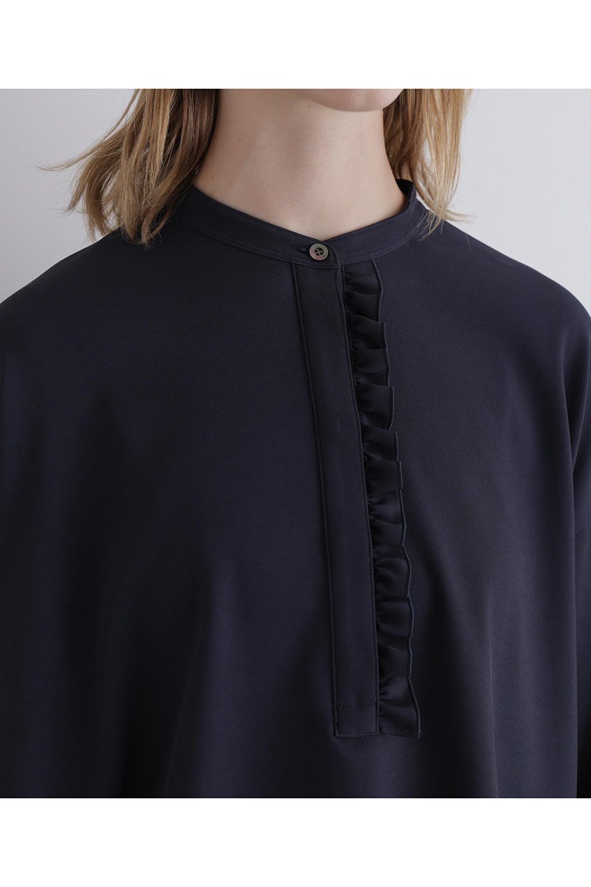 【ル フィル/LE PHIL】の2WAYツイルドレープブラウス 人気、トレンドファッション・服の通販 founy(ファニー) 　ファッション　Fashion　レディースファッション　Fashion for Women　トップス・カットソー　Cut & Sew Tops　シャツ・ブラウス・オフィスカジュアル　Elegant Blouses & Button-Ups　おすすめ　Recommended / Our Picks　シンプル　Simple, Minimal　ストレッチ　Stretch, Stretchy Fabric　スリーブ　Sleeve, Long Sleeve / Short Sleeve　セットアップ　Set-Up, Coordinated Outfit　ダブル　Double, Double-Breasted　バランス　Balance, Style Balance　フォルム　Silhouette, Form　ボトム　Bottoms, Lower Wear　ラッフル　Ruffle, Frill　ロング　Long, Long-Length　定番　Standard, Basic Item　新作・新入荷　New Arrivals / New In　other-5|ID: prp329100004801339 ipo3291000000034835576