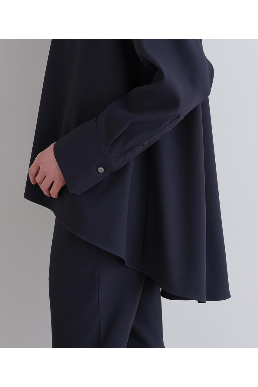 【ル フィル/LE PHIL】の2WAYツイルドレープブラウス 人気、トレンドファッション・服の通販 founy(ファニー) 　ファッション　Fashion　レディースファッション　Fashion for Women　トップス・カットソー　Cut & Sew Tops　シャツ・ブラウス・オフィスカジュアル　Elegant Blouses & Button-Ups　おすすめ　Recommended / Our Picks　シンプル　Simple, Minimal　ストレッチ　Stretch, Stretchy Fabric　スリーブ　Sleeve, Long Sleeve / Short Sleeve　セットアップ　Set-Up, Coordinated Outfit　ダブル　Double, Double-Breasted　バランス　Balance, Style Balance　フォルム　Silhouette, Form　ボトム　Bottoms, Lower Wear　ラッフル　Ruffle, Frill　ロング　Long, Long-Length　定番　Standard, Basic Item　新作・新入荷　New Arrivals / New In　other-7|ID: prp329100004801339 ipo3291000000034835578