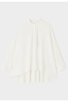 【ル フィル/LE PHIL】の2WAYツイルドレープブラウス ホワイト|ID:prp329100004801339