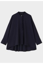 【ル フィル/LE PHIL】の2WAYツイルドレープブラウス ネイビー|ID:prp329100004801339