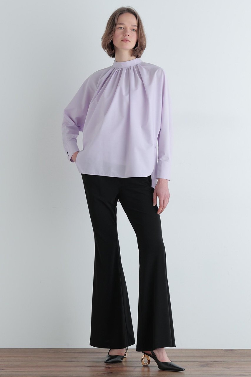 【ル フィル/LE PHIL】のタイプライターバックボタンブラウス 人気、トレンドファッション・服の通販 founy(ファニー) 　ファッション　Fashion　レディースファッション　Fashion for Women　トップス・カットソー　Cut & Sew Tops　シャツ・ブラウス・オフィスカジュアル　Elegant Blouses & Button-Ups　バッグ　Bags　ギャザー　Gathered, Ruffled　スリーブ　Sleeve, Long Sleeve / Short Sleeve　タイプライター　Typewriter Fabric, Crisp Cotton　ロング　Long, Long-Length　other-3|ID: prp329100004801340 ipo3291000000034970965