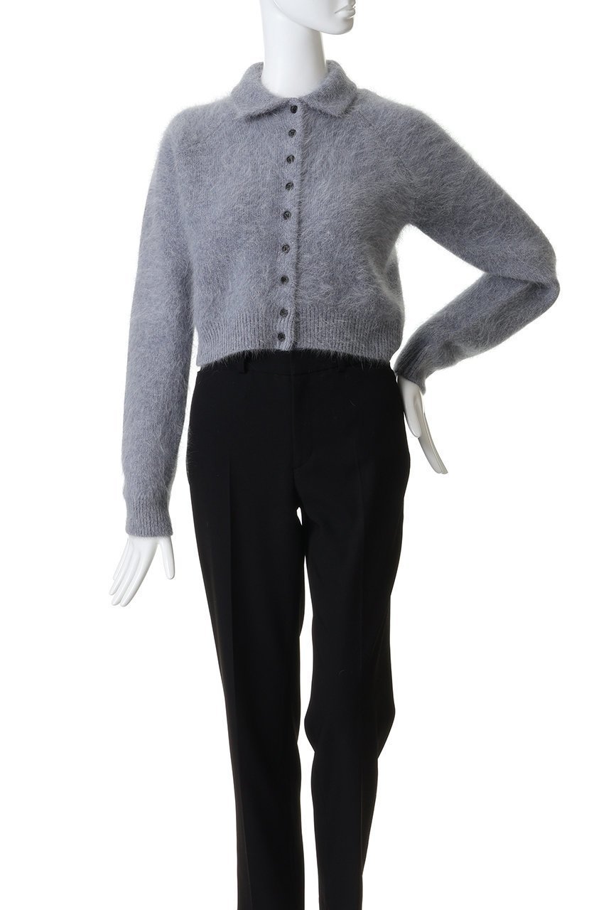 【クラネ/CLANE】のANGORA SHORT KNIT CARDIGAN 人気、トレンドファッション・服の通販 founy(ファニー) 　ファッション　Fashion　レディースファッション　Fashion for Women　トップス・カットソー　Cut & Sew Tops　ニット　Knit Tops & Sweaters　カーディガン・羽織り　Layered Style Cardigans　アンゴラ　Angora Knitwear　カーディガン　Cardigan, Knitwear　コンパクト　Compact, Small Size　ショート　Short, Short Length　トレンド　Trend, Trending Now　バランス　Balance, Style Balance　マキシ　Maxi, Full Length　ワイド　Wide, Wide Fit　エレガント 上品　Elegant　人気　Popular, Best Seller　other-2|ID: prp329100004801346 ipo3291000000035292933