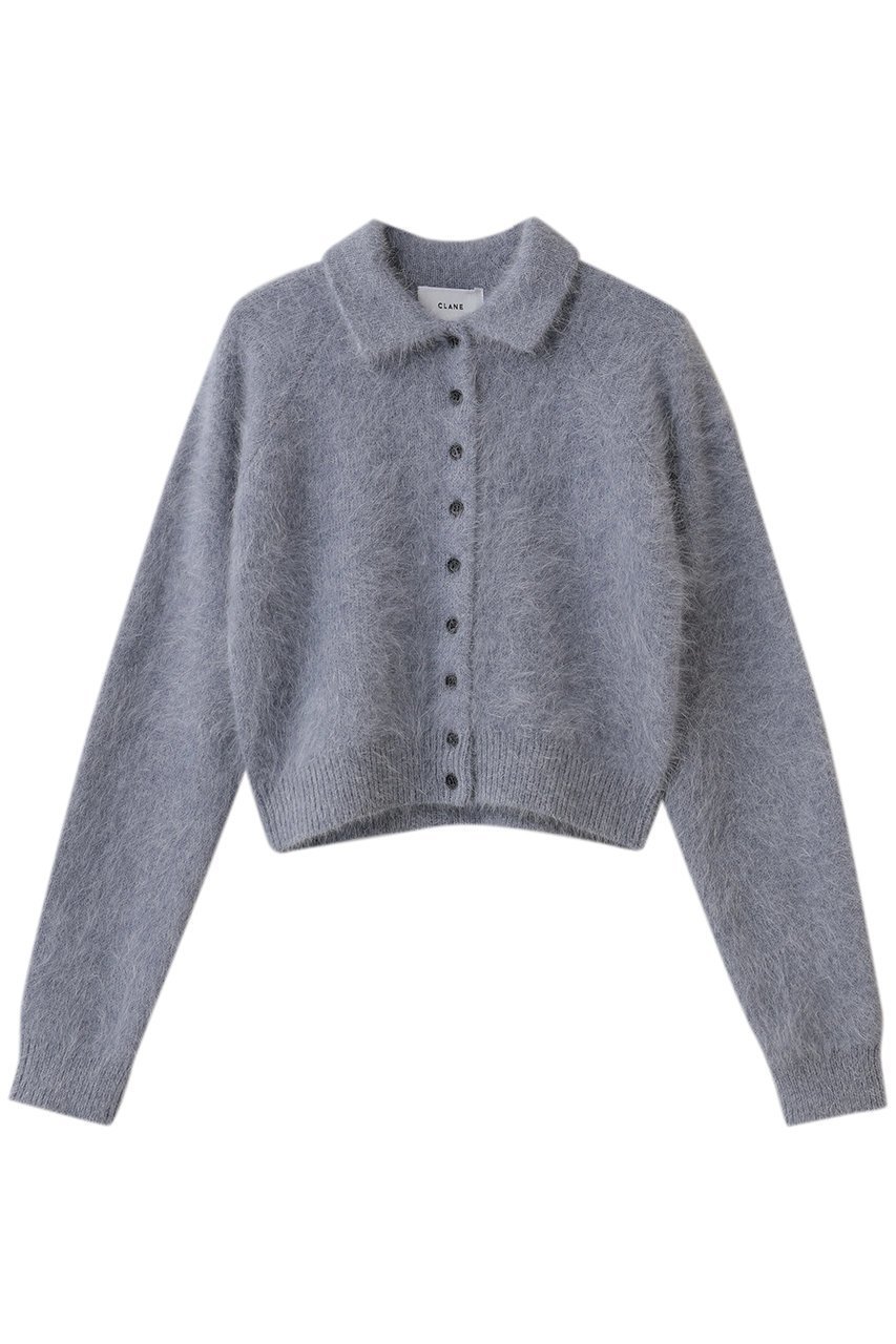 【クラネ/CLANE】のANGORA SHORT KNIT CARDIGAN インテリア・キッズ・メンズ・レディースファッション・服の通販 founy(ファニー) ファッション Fashion レディースファッション Fashion for Women トップス・カットソー Cut & Sew Tops ニット Knit Tops & Sweaters カーディガン・羽織り Layered Style Cardigans アンゴラ Angora Knitwear カーディガン Cardigan, Knitwear コンパクト Compact, Small Size ショート Short, Short Length トレンド Trend, Trending Now バランス Balance, Style Balance マキシ Maxi, Full Length ワイド Wide, Wide Fit エレガント 上品 Elegant 人気 Popular, Best Seller BLUE|ID: prp329100004801346 ipo3291000000035974995