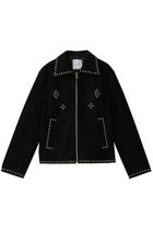【クラネ/CLANE】のSUEDE STUDS BLOUSON/ジャケット BLACK|ID: prp329100004801347 ipo3291000000035975001