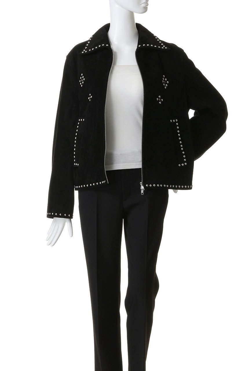【クラネ/CLANE】のSUEDE STUDS BLOUSON/ジャケット 人気、トレンドファッション・服の通販 founy(ファニー) 　ファッション　Fashion　レディースファッション　Fashion for Women　アウター　Coat / Outerwear Collection　レディースジャケット・軽アウター　Jackets　ブルゾンジャケット・スポーティアウター　Blouson Jackets　ジャケット　Jacket, Outerwear　スタッズ　Studs, Metal Accents　ブルゾン　Blouson, Bomber Jacket　ポケット　Pocket, Pocket Detail　ミックス　Mix, Mixed Style　ワイド　Wide, Wide Fit　other-7|ID: prp329100004801347 ipo3291000000036834795