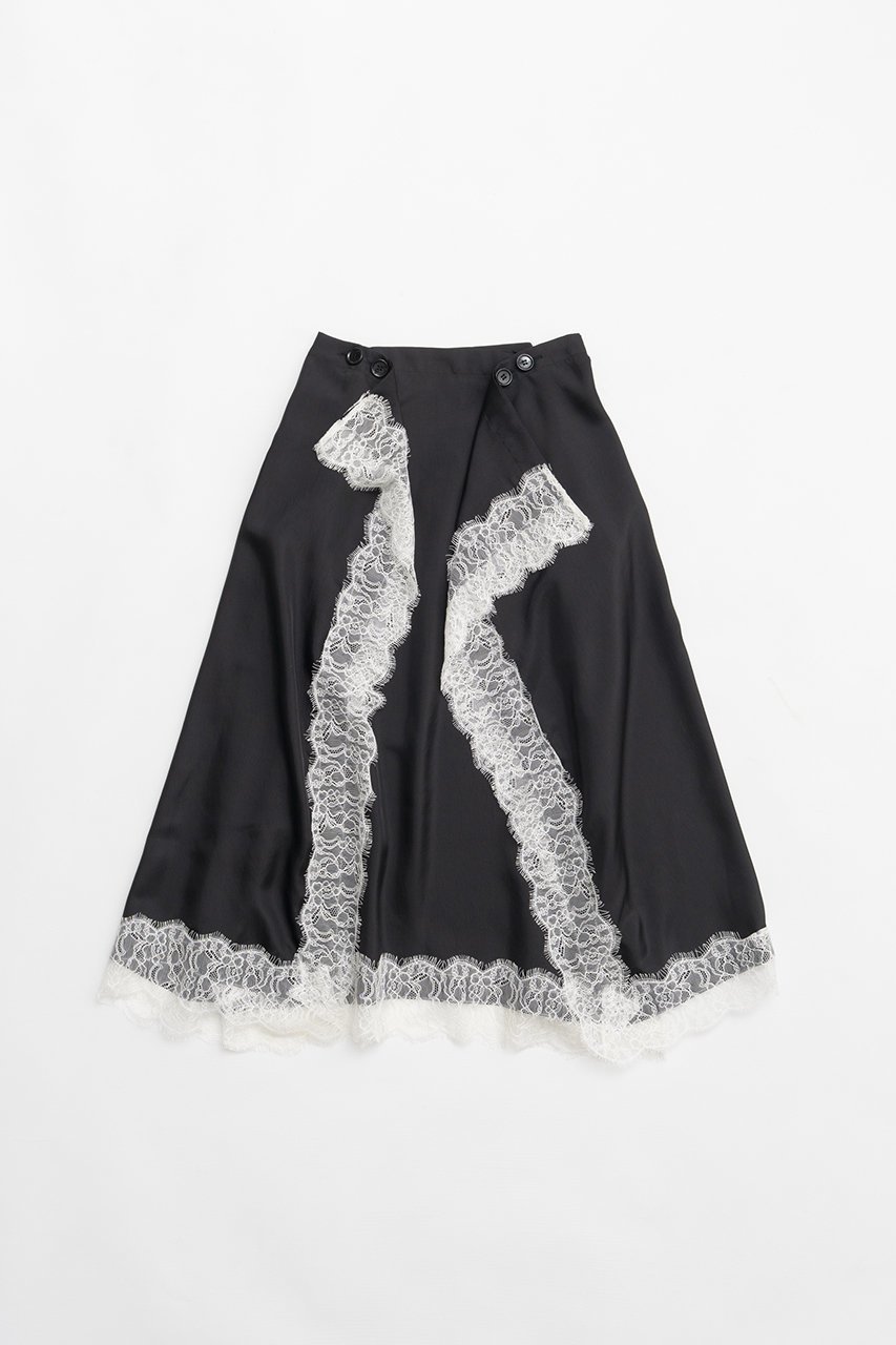 【プランク プロジェクト/PRANK PROJECT】のレースシンメワンピース インテリア・キッズ・メンズ・レディースファッション・服の通販 founy(ファニー) ファッション Fashion レディースファッション Fashion for Women ワンピース Dresses チュニック Tunic Tops & Dresses 2026年 2026 サテン Satin, Glossy Fabric チュニック Tunic, Long Top ドレス Dress, One-Piece ペチコート Petticoat, Underskirt ラップ Wrap, Wrap Design ロング Long, Long-Length 夏 Summer 春 Spring S/S・春夏 SS, Spring/Summer, Warm Season BLK(ブラック)|ID: prp329100004801351 ipo3291000000034835674