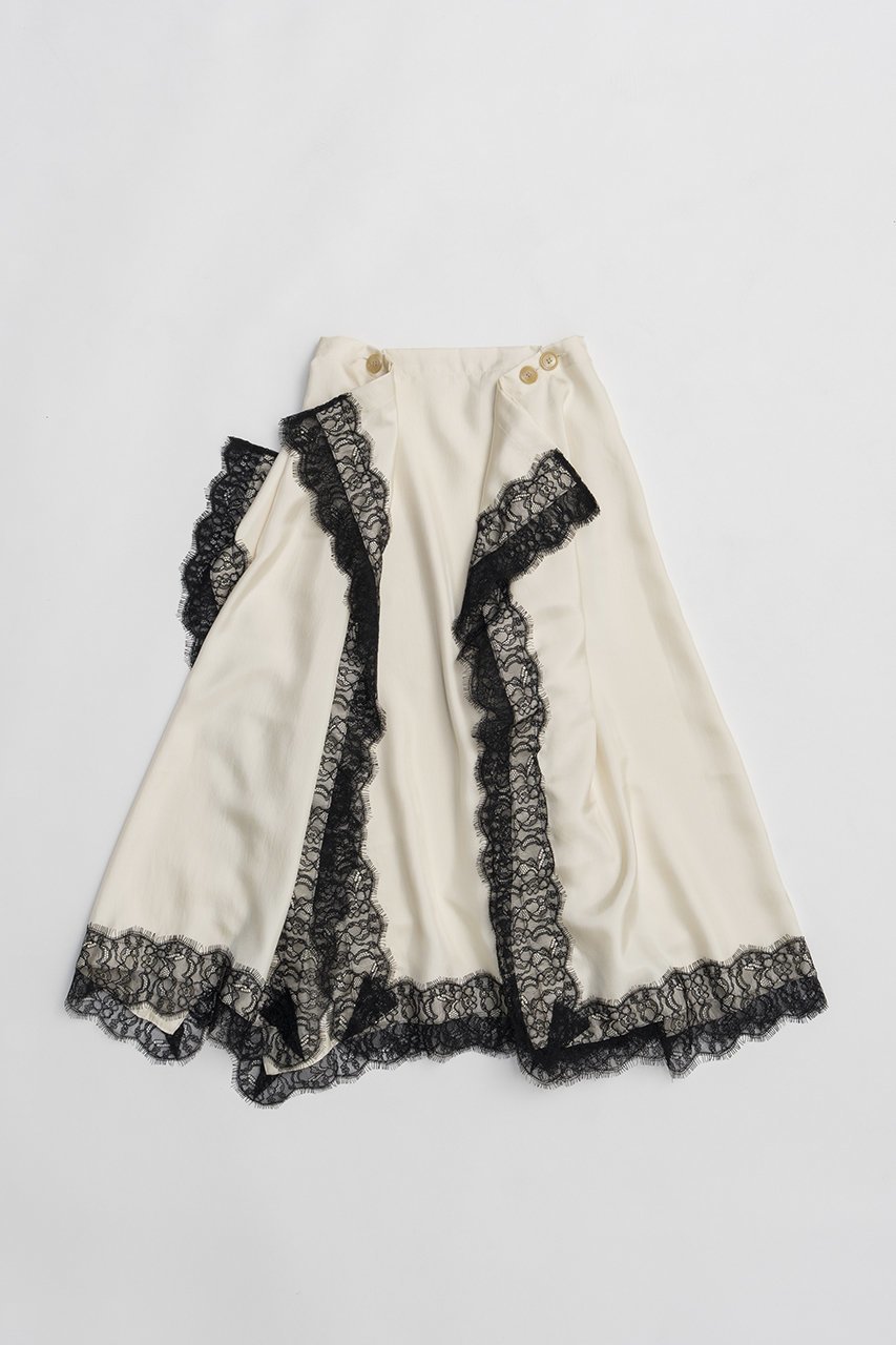 【プランク プロジェクト/PRANK PROJECT】のレースシンメワンピース インテリア・キッズ・メンズ・レディースファッション・服の通販 founy(ファニー) ファッション Fashion レディースファッション Fashion for Women ワンピース Dresses チュニック Tunic Tops & Dresses 2026年 2026 サテン Satin, Glossy Fabric チュニック Tunic, Long Top ドレス Dress, One-Piece ペチコート Petticoat, Underskirt ラップ Wrap, Wrap Design ロング Long, Long-Length 夏 Summer 春 Spring S/S・春夏 SS, Spring/Summer, Warm Season IVR(アイボリー)|ID: prp329100004801351 ipo3291000000034835675