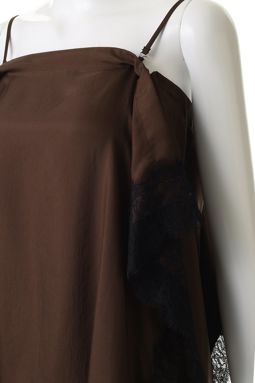 【プランク プロジェクト/PRANK PROJECT】のレースシンメワンピース 人気、トレンドファッション・服の通販 founy(ファニー) 　ファッション　Fashion　レディースファッション　Fashion for Women　ワンピース　Dresses　チュニック　Tunic Tops & Dresses　2026年　2026　サテン　Satin, Glossy Fabric　チュニック　Tunic, Long Top　ドレス　Dress, One-Piece　ペチコート　Petticoat, Underskirt　ラップ　Wrap, Wrap Design　ロング　Long, Long-Length　夏　Summer　春　Spring　S/S・春夏　SS, Spring/Summer, Warm Season　other-5|ID: prp329100004801351 ipo3291000000035894908