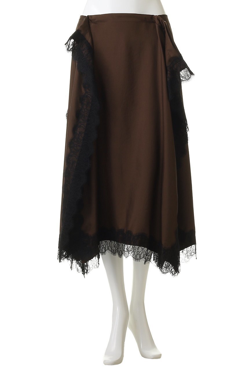 【プランク プロジェクト/PRANK PROJECT】のレースシンメワンピース 人気、トレンドファッション・服の通販 founy(ファニー) 　ファッション　Fashion　レディースファッション　Fashion for Women　ワンピース　Dresses　チュニック　Tunic Tops & Dresses　2026年　2026　サテン　Satin, Glossy Fabric　チュニック　Tunic, Long Top　ドレス　Dress, One-Piece　ペチコート　Petticoat, Underskirt　ラップ　Wrap, Wrap Design　ロング　Long, Long-Length　夏　Summer　春　Spring　S/S・春夏　SS, Spring/Summer, Warm Season　other-7|ID: prp329100004801351 ipo3291000000035894911