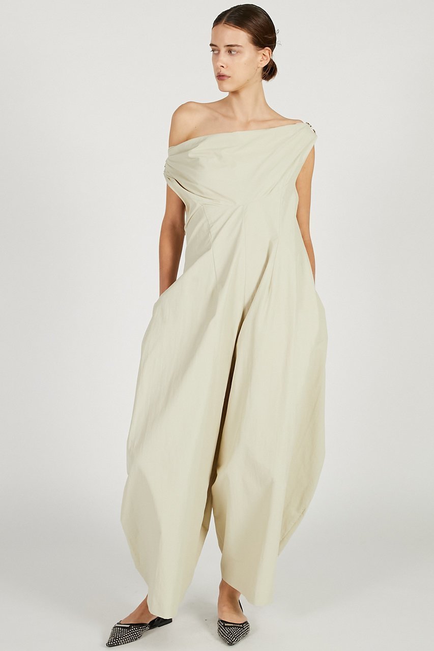 【プランク プロジェクト/PRANK PROJECT】のドレープバルーンジャンプスーツ 人気、トレンドファッション・服の通販 founy(ファニー) 　ファッション　Fashion　レディースファッション　Fashion for Women　パンツ　Pants & Trousers　2026年　2026　シェイプ　Shape, Slim Fit　スーツ　Suit, Formalwear　タフタ　Taffeta, Structured Fabric　バルーン　Balloon, Balloon Silhouette　フォルム　Silhouette, Form　夏　Summer　春　Spring　S/S・春夏　SS, Spring/Summer, Warm Season　軽量　Lightweight, Ultra Light　other-4|ID: prp329100004801353 ipo3291000000034835698