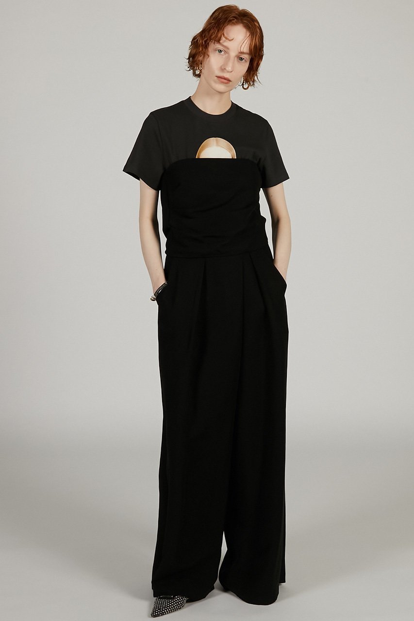 【プランク プロジェクト/PRANK PROJECT】のバックドレープ2WAYオールインワン 人気、トレンドファッション・服の通販 founy(ファニー) 　ファッション　Fashion　レディースファッション　Fashion for Women　パンツ　Pants & Trousers　バッグ　Bags　2026年　2026　おすすめ　Recommended / Our Picks　スリット　Slit, Slit Detail　ドレープ　Drape, Draping Fabric　フラット　Flat, Flat Shoes　ラップ　Wrap, Wrap Design　夏　Summer　春　Spring　S/S・春夏　SS, Spring/Summer, Warm Season　other-2|ID: prp329100004801354 ipo3291000000035643216