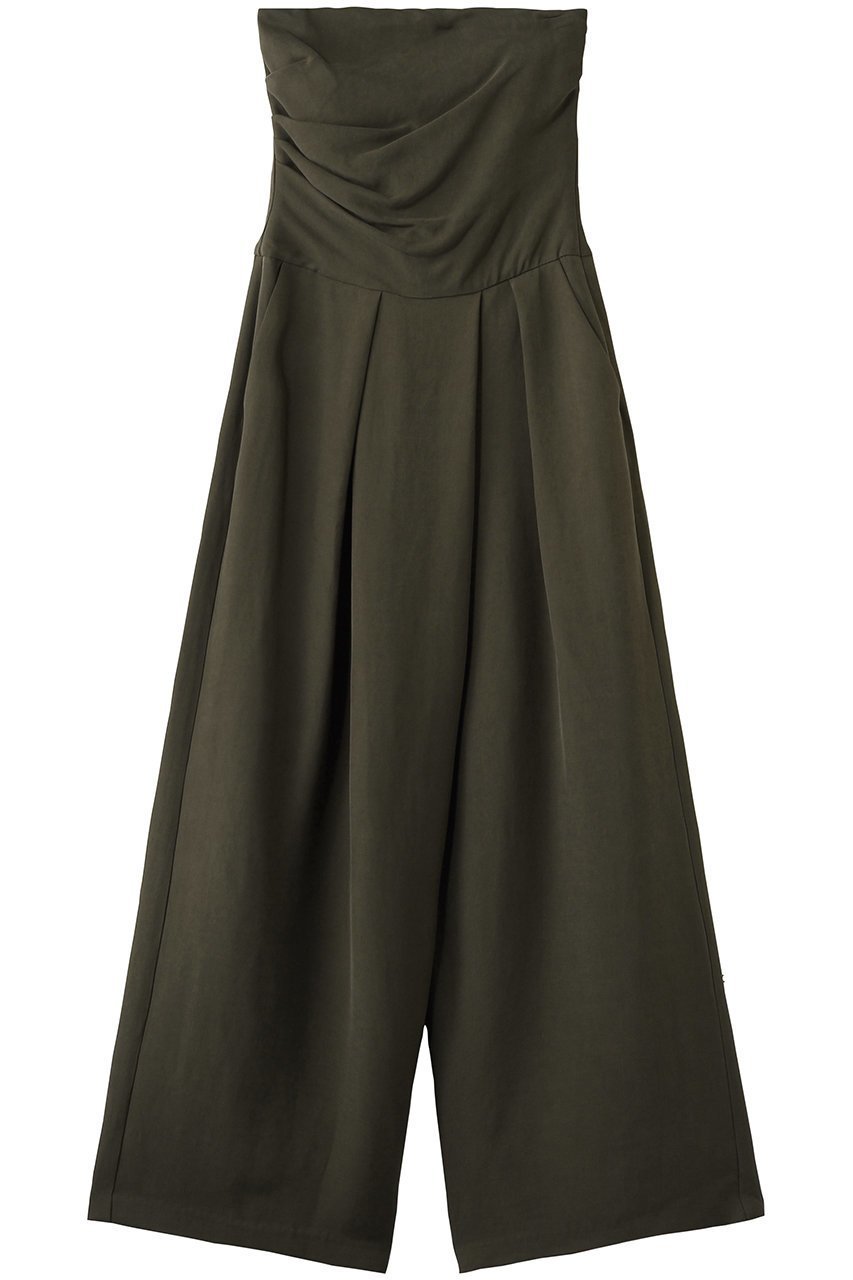 【プランク プロジェクト/PRANK PROJECT】のバックドレープ2WAYオールインワン インテリア・キッズ・メンズ・レディースファッション・服の通販 founy(ファニー) 　ファッション　Fashion　レディースファッション　Fashion for Women　パンツ　Pants & Trousers　バッグ　Bags　おすすめ　Recommended / Our Picks　スリット　Slit, Slit Detail　ドレープ　Drape, Draping Fabric　フラット　Flat, Flat Shoes　ラップ　Wrap, Wrap Design　KHK(カーキ)|ID: prp329100004801354 ipo3291000000036157677