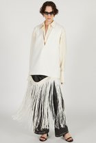 【プランク プロジェクト/PRANK PROJECT】のフリンジワンピース 人気、トレンドファッション・服の通販 founy(ファニー) ファッション Fashion レディースファッション Fashion for Women ワンピース Dresses チュニック Tunic Tops & Dresses 2026年 2026 カッティング Cutting Detail シンプル Simple, Minimal ジャケット Jacket, Outerwear チュニック Tunic, Long Top ドレス Dress, One-Piece フォルム Silhouette, Form フリンジ Fringe, Tassel ロング Long, Long-Length 夏 Summer 春 Spring S/S・春夏 SS, Spring/Summer, Warm Season thumbnail WHT(ホワイト)|ID: prp329100004801355 ipo3291000000034835720