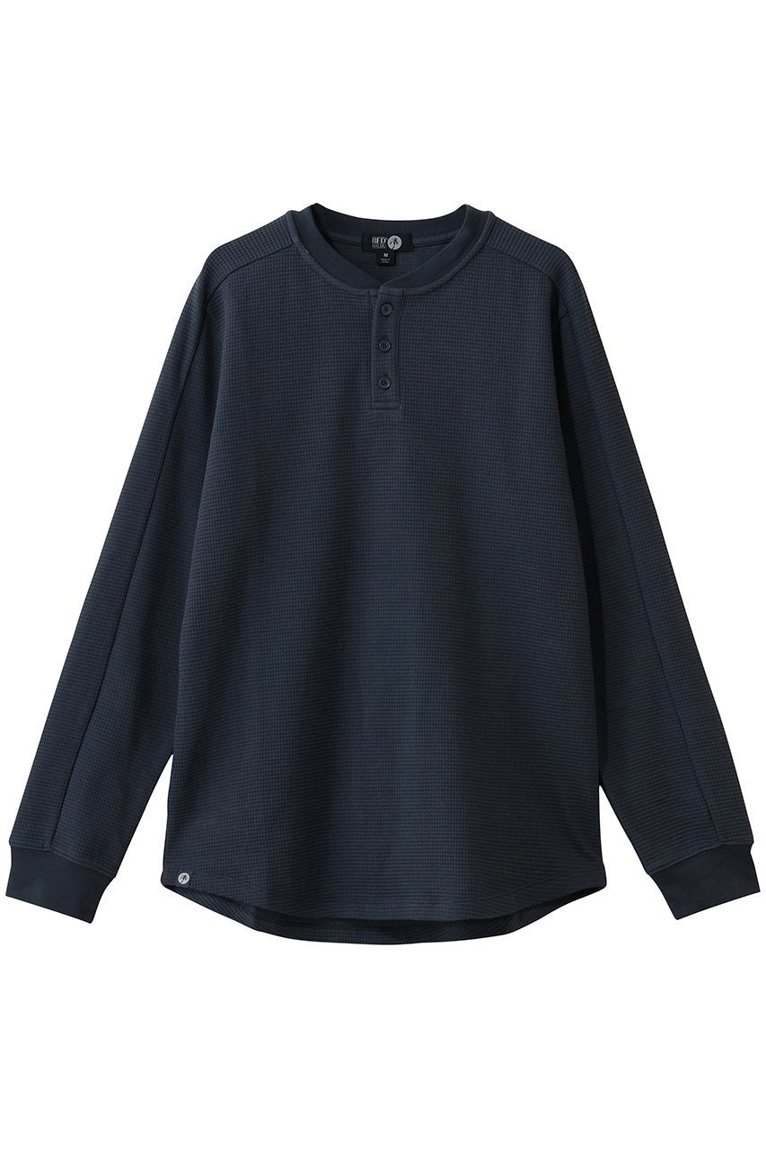 【ベアフット ドリームズ/BAREFOOT DREAMS / MEN】の【MEN】ワッフル サーマル ヘンリー プルオーバー インテリア・キッズ・メンズ・レディースファッション・服の通販 founy(ファニー) 　ファッション　Fashion　メンズファッション　Fashion for Men　トップス・カットソー　Cut & Sew Tops　ニット・セーター / 定番トップス　Knit Tops & Sweaters　サーマル　Thermal, Waffle Knit　フィット　Fit, Slim Fit　リラックス　Relax, Relaxed Fit　レギュラー　Regular, Standard Fit　ワッフル　Waffle, Waffle Knit　定番　Standard, Basic Item　新作・新入荷　New Arrivals / New In　インディゴ|ID: prp329100004801358 ipo3291000000034835737