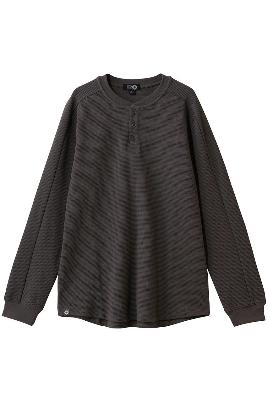 【ベアフット ドリームズ/BAREFOOT DREAMS / MEN】の【MEN】ワッフル サーマル ヘンリー プルオーバー インテリア・キッズ・メンズ・レディースファッション・服の通販 founy(ファニー) 　ファッション　Fashion　メンズファッション　Fashion for Men　トップス・カットソー　Cut & Sew Tops　ニット・セーター / 定番トップス　Knit Tops & Sweaters　サーマル　Thermal, Waffle Knit　フィット　Fit, Slim Fit　リラックス　Relax, Relaxed Fit　レギュラー　Regular, Standard Fit　ワッフル　Waffle, Waffle Knit　定番　Standard, Basic Item　チャコールグレー|ID: prp329100004801358 ipo3291000000035716300