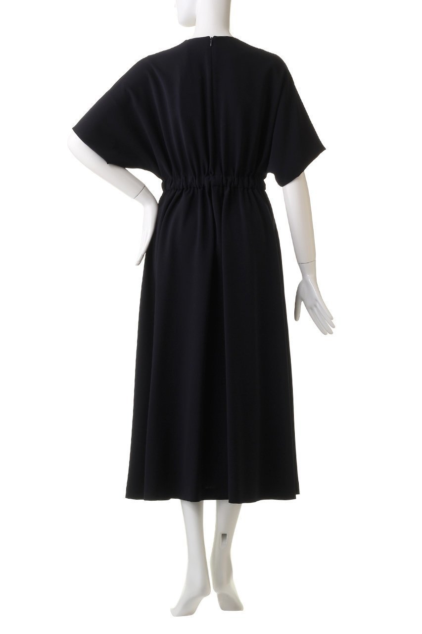 【エブール/ebure】のトリアセダブルクロス イージーワンピース 人気、トレンドファッション・服の通販 founy(ファニー) 　ファッション　Fashion　レディースファッション　Fashion for Women　ワンピース　Dresses　チュニック　Tunic Tops & Dresses　ギャザー　Gathered, Ruffled　チュニック　Tunic, Long Top　ドレープ　Drape, Draping Fabric　バランス　Balance, Style Balance　リボン　Ribbon, Bow　ロング　Long, Long-Length　エレガント 上品　Elegant　再入荷　Restock / Back in Stock　定番　Standard, Basic Item　other-4|ID: prp329100004801408 ipo3291000000034836182