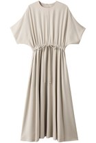 【エブール/ebure】のトリアセダブルクロス イージーワンピース 人気、トレンドファッション・服の通販 founy(ファニー) ファッション Fashion レディースファッション Fashion for Women ワンピース Dresses チュニック Tunic Tops & Dresses ギャザー Gathered, Ruffled チュニック Tunic, Long Top ドレープ Drape, Draping Fabric バランス Balance, Style Balance リボン Ribbon, Bow ロング Long, Long-Length エレガント 上品 Elegant 定番 Standard, Basic Item thumbnail アイボリー|ID: prp329100004801408 ipo3291000000035376248