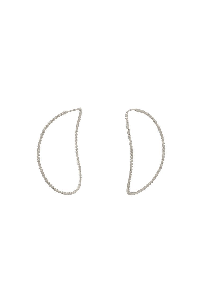 【バージュエリー/BAR Jewellery】のTWISTED CONTOUR ピアス インテリア・キッズ・メンズ・レディースファッション・服の通販 founy(ファニー) ファッション Fashion レディースファッション Fashion for Women ジュエリー Jewelry ファッションリング Fashion Rings イヤリング・フープ・ドロップタイプ Hoop, Drop & Clip Earrings 2026年 2026 イヤリング Earrings クラシック Classic, Timeless Style シルバー Silver, Metallic Silver シンプル Simple, Minimal バランス Balance, Style Balance 夏 Summer 春 Spring S/S・春夏 SS, Spring/Summer, Warm Season シルバー|ID: prp329100004802724 ipo3291000000034845148